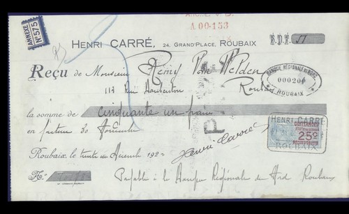 Hanri carré roubaix van - hanri, m.van
