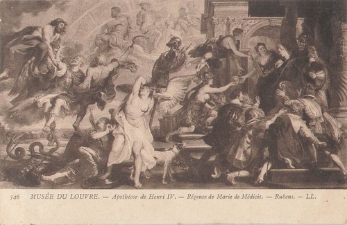 Louvre tableau apotheose de - tableau,