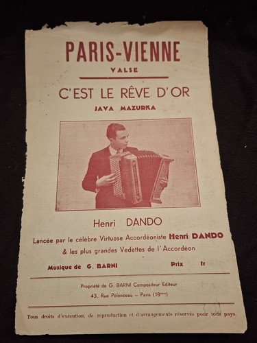 Partitura parigi vienna - vienna, È
